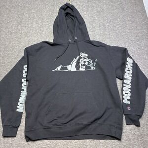 Champion Hoodie Mens XL Black Old Dominion Monarchs Graphic Pullover